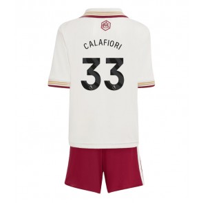 Arsenal Riccardo Calafiori #33 Replika Babytøj Tredje sæt Børn 2025-26 Kortærmet (+ Korte bukser)